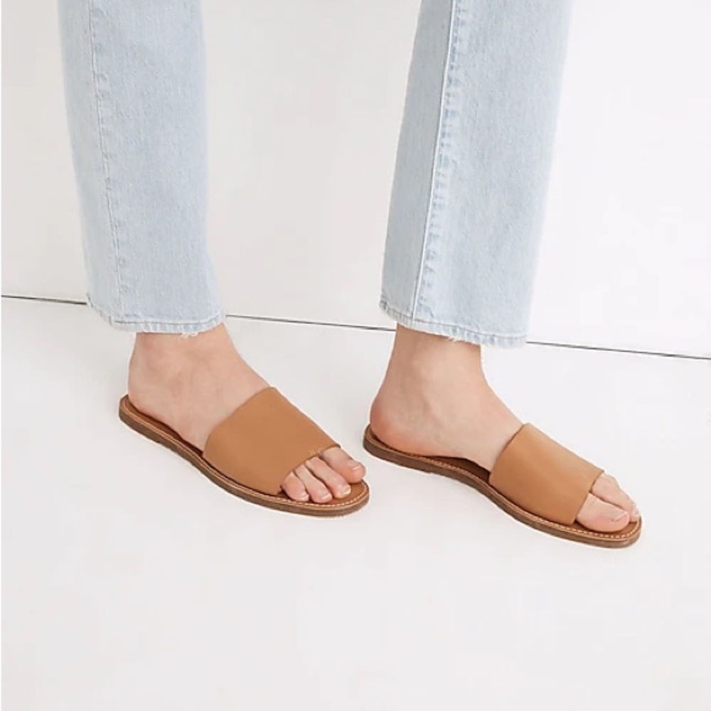 NWT Madewell Boardwalk Post Slide Sandal